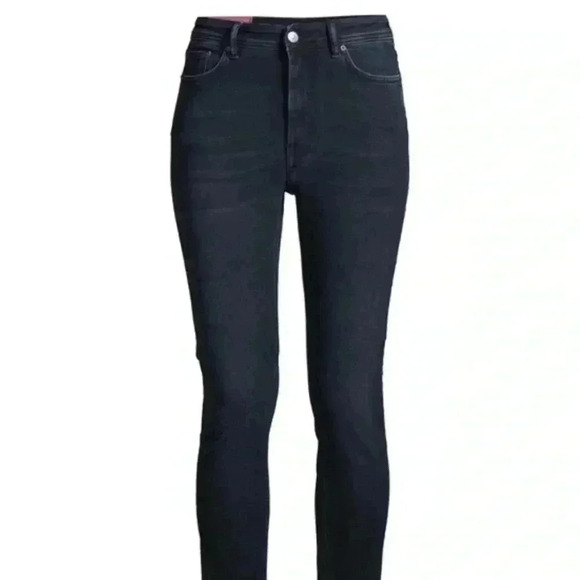 NWT Acne Studios Peg Jeans Blue Black - Picture 2 of 11